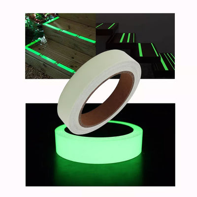 waterproof photo luminescent glow in the dark tape roll