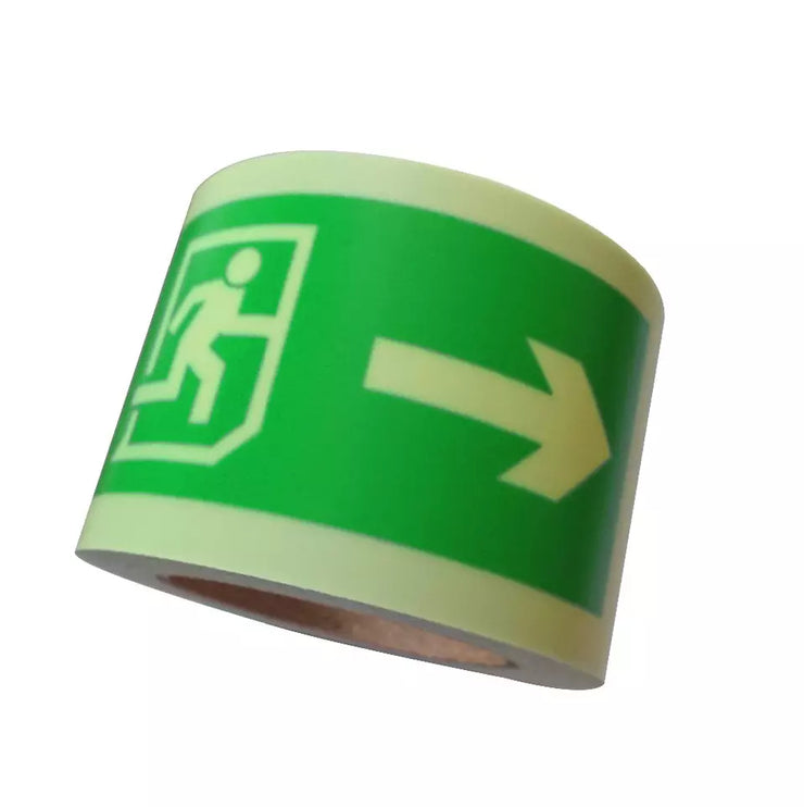 waterproof photo luminescent glow in the dark tape roll